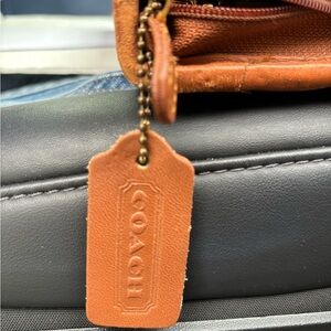 Vintage Leather Coach Refillable Planner